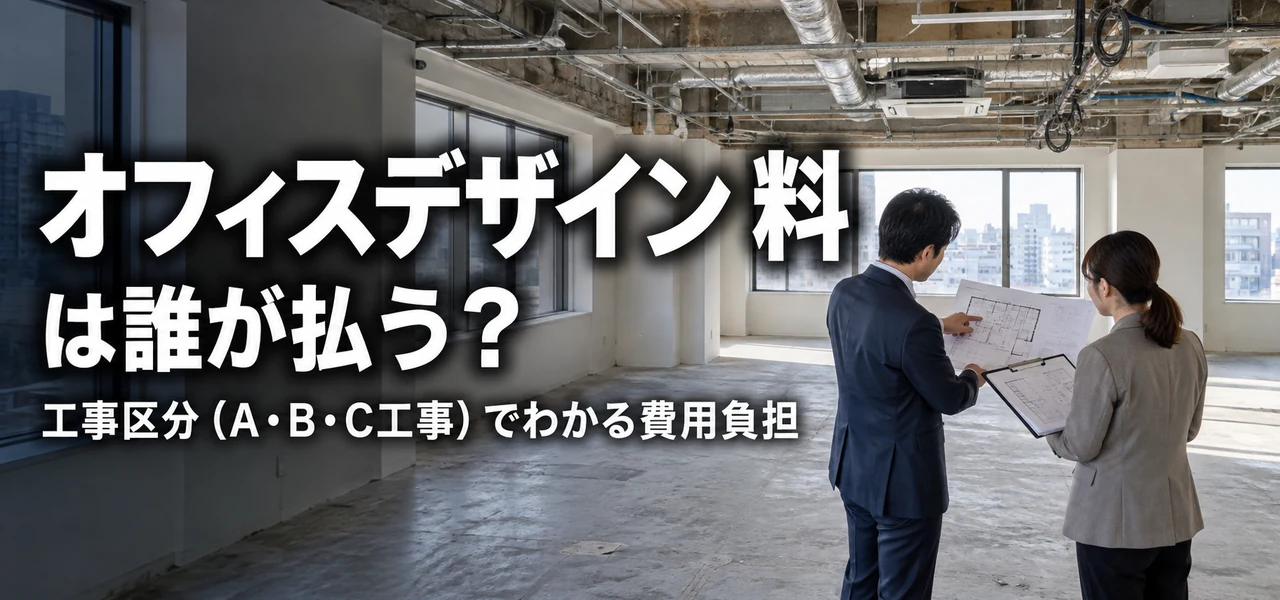 オフィスデザイン 料の負担区分