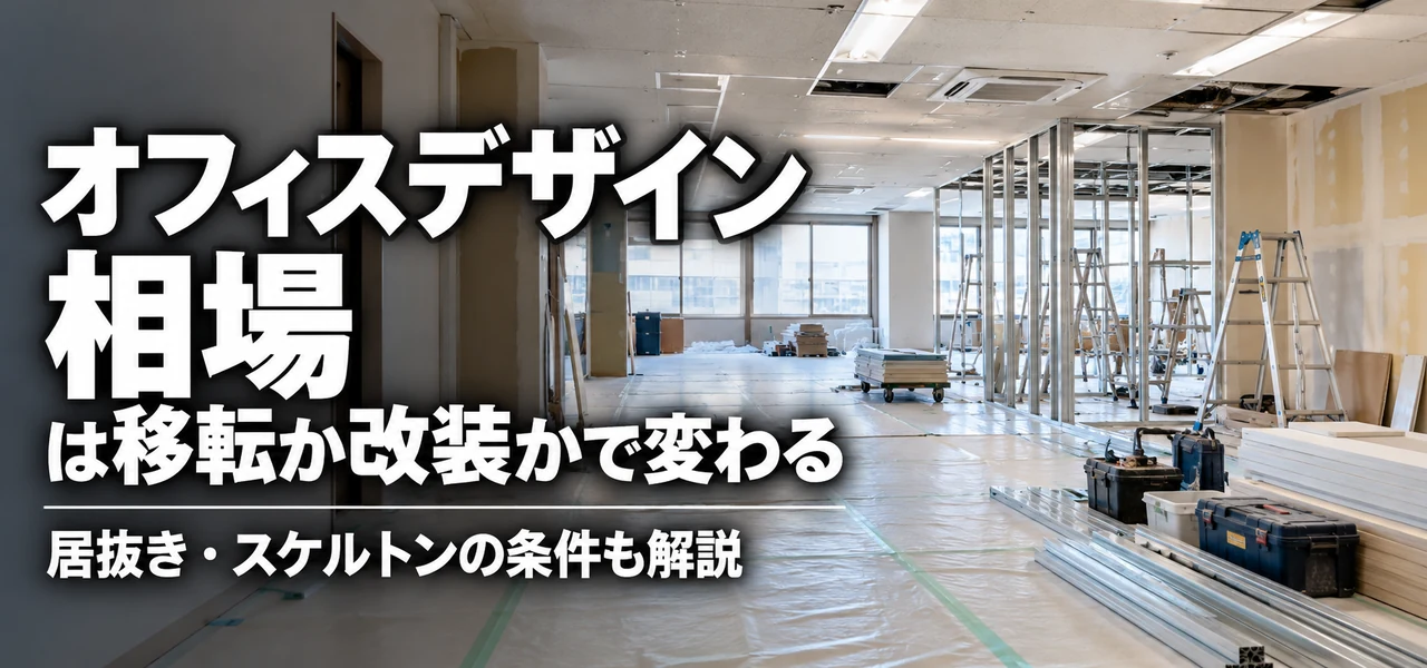 オフィスデザインの相場