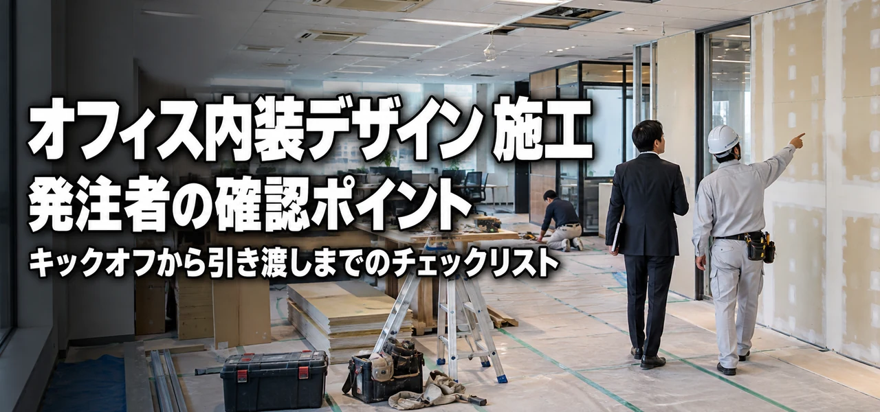オフィス内装デザイン 施工