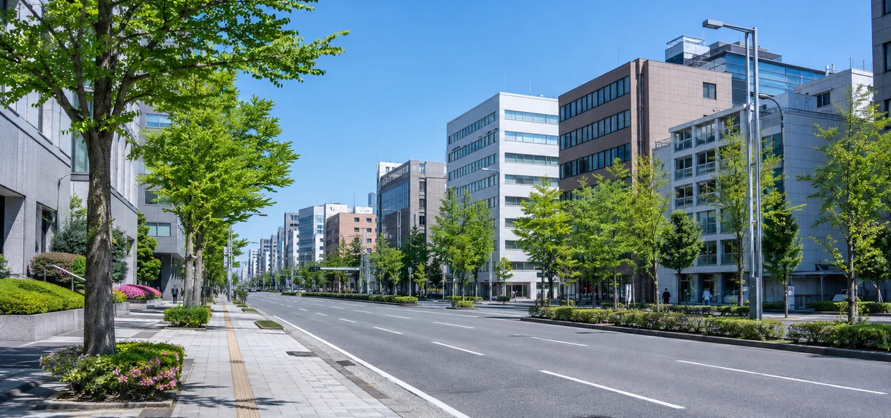 福岡のオフィス街・都市景観のイメージ